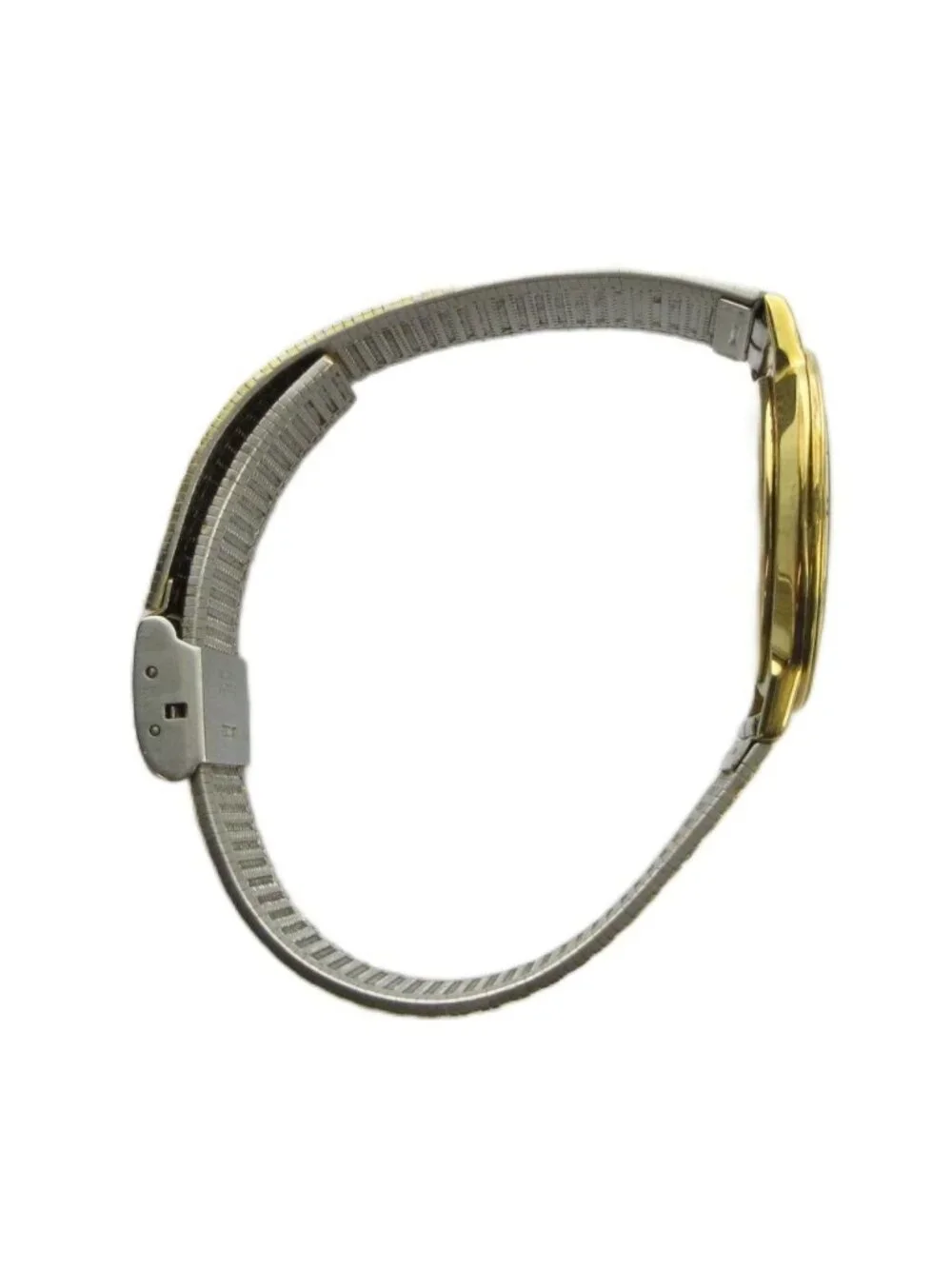 Gucci M Watch Quartz Logo Roman Gold - Picture 4 of 6